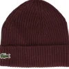 Cuff Beanies-Lacoste Bonnet Expresso Cuff - Red