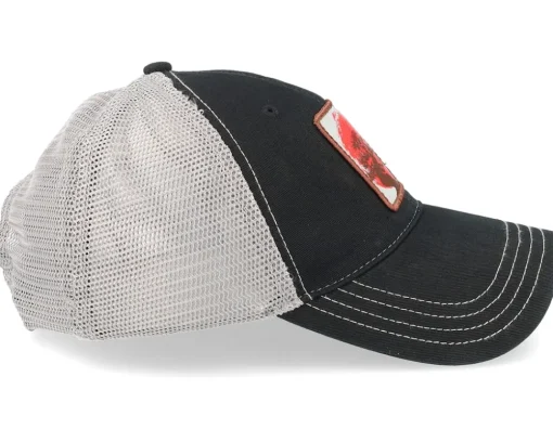 Trucker-Yapan Bonsai Tree 111 Split Black/Charcoal Trucker -