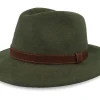 Sale Wigéns Bosco Hat Dark Olive Fedora -