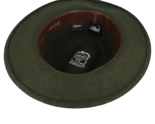 Sale Wigéns Bosco Hat Dark Olive Fedora -