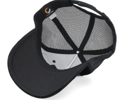 Velvet Caps-Calza Pennello Boss Kangaroo Velvet A-frame Trucker - Black