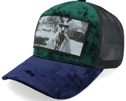Velvet Caps-Calza Pennello Boss Kangaroo Velvet A-frame Trucker - Black