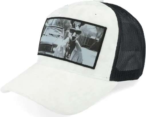 Velvet Caps-Calza Pennello Boss Kangaroo Velvet A-frame Trucker - Black