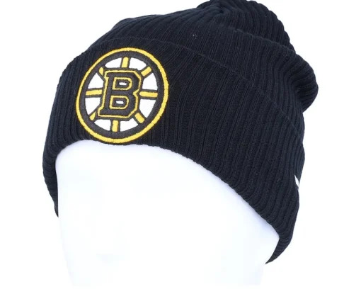 Clearance Fanatics Boston Bruins Core Knit Black Cuff -