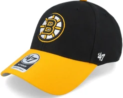 Adjustable-47 Brand Boston Bruins NHL Sure Shot Tt '47 Mvp Black/Yellow Adjustable -