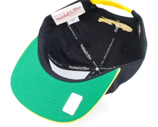 Snapback-Mitchell & Ness Boston Bruins Team 2 Tone 2.0 /Yellow Snapback - Black