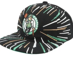 Snapback-Mitchell & Ness Boston Celtics Burst Deadstock Snapback - Black