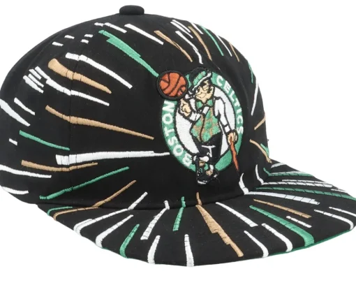 Snapback-Mitchell & Ness Boston Celtics Burst Deadstock Snapback - Black