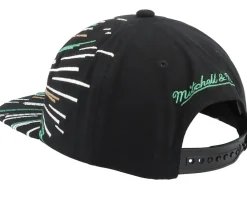 Snapback-Mitchell & Ness Boston Celtics Burst Deadstock Snapback - Black