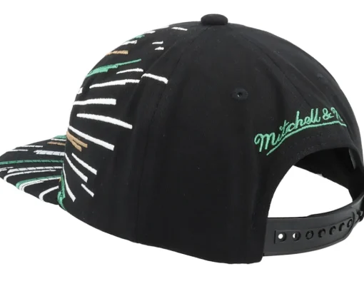 Snapback-Mitchell & Ness Boston Celtics Burst Deadstock Snapback - Black