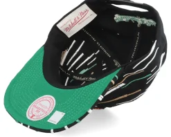 Snapback-Mitchell & Ness Boston Celtics Burst Deadstock Snapback - Black
