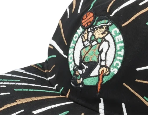 Snapback-Mitchell & Ness Boston Celtics Burst Deadstock Snapback - Black