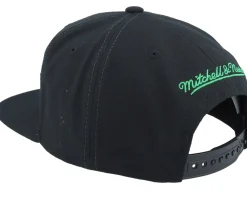 Snapback-Mitchell & Ness Boston Celtics Full Frontal Black Snapback -