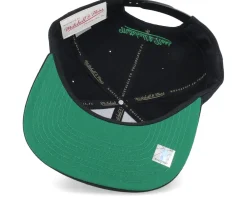 Snapback-Mitchell & Ness Boston Celtics Full Frontal Black Snapback -