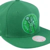 Snapback-Mitchell & Ness Boston Celtics Monochromatic Snapback - Green