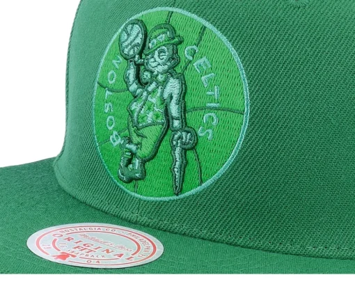 Snapback-Mitchell & Ness Boston Celtics Monochromatic Snapback - Green