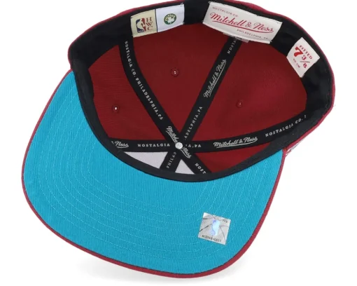 New Mitchell & Ness Boston Celtics Northern Lights Cardinal Fitted - Red