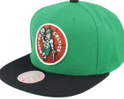 Snapback-Mitchell & Ness Boston Celtics Team Two Tone 2.0 Green/Black Snapback -