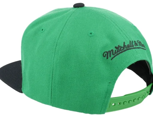 Snapback-Mitchell & Ness Boston Celtics Team Two Tone 2.0 Green/Black Snapback -