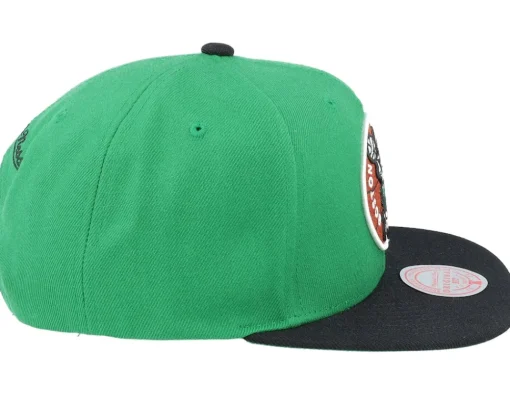 Snapback-Mitchell & Ness Boston Celtics Team Two Tone 2.0 Green/Black Snapback -