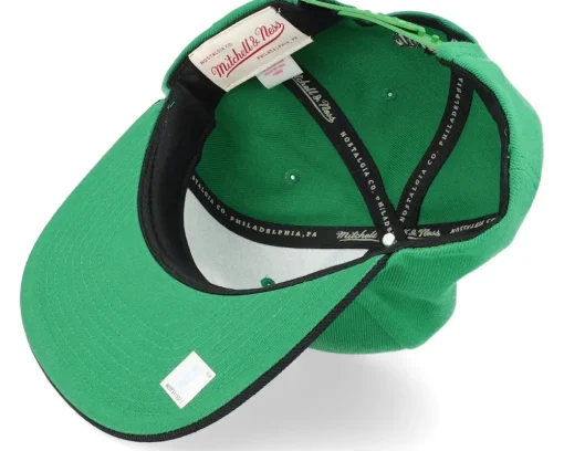 Snapback-Mitchell & Ness Boston Celtics Team Two Tone 2.0 Green/Black Snapback -