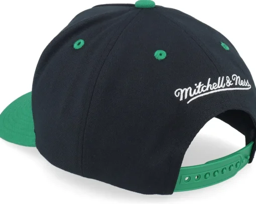 Adjustable-Mitchell & Ness Boston Celtics Wavy Pro /Green Adjustable - Black