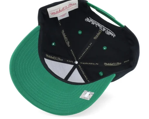 Adjustable-Mitchell & Ness Boston Celtics Wavy Pro /Green Adjustable - Black