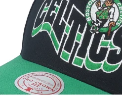 Adjustable-Mitchell & Ness Boston Celtics Wavy Pro /Green Adjustable - Black