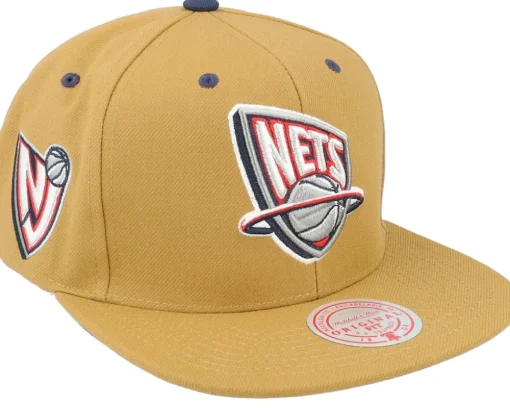 Best Mitchell & Ness Boston Celtics Wheat Tc Tan Snapback - Beige