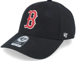 Adjustable-47 Brand Boston Red Sox Mvp Black/Red Adjustable -