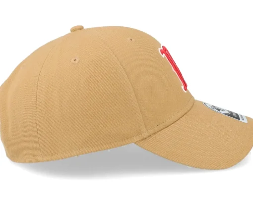 Adjustable-47 Brand Boston Red Sox Mvp Camel Adjustable - Beige