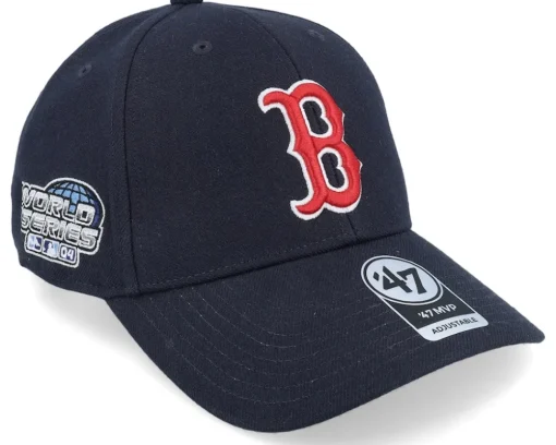Adjustable-47 Brand Boston Red Sox Sure Shot Mvp Navy Adjustable -