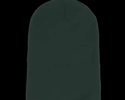 Long Beanies | Blank Beanies-Beechfield Bottle Green Long Blank Beanie -