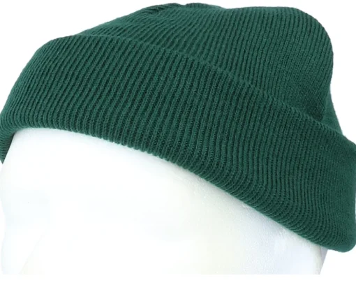 Outlet Beechfield Bottle Green Short Blank Beanie -