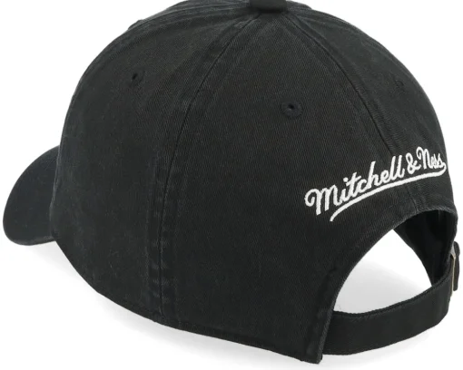 Dad Cap-Mitchell & Ness Bouble New York Black/Red Dad Cap -