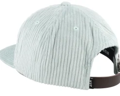Snapback-HUF Box Logo Cord 5 Panel Hat Mint Strapback -