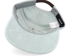 Snapback-HUF Box Logo Cord 5 Panel Hat Mint Strapback -
