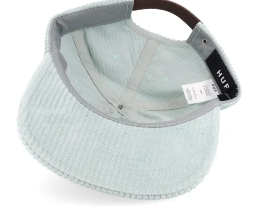 Snapback-HUF Box Logo Cord 5 Panel Hat Mint Strapback -
