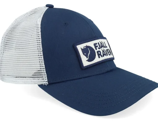 Trucker | Outdoor-Fjällräven Box Logo Långtradarkeps Navy/White Trucker -