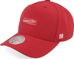 Adjustable-Mitchell & Ness Branded Box Logo Pro Crown A-Frame Adjustable - Red