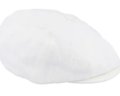 Discount CTH Ericson Branson Ramie Off-White Flat Cap -