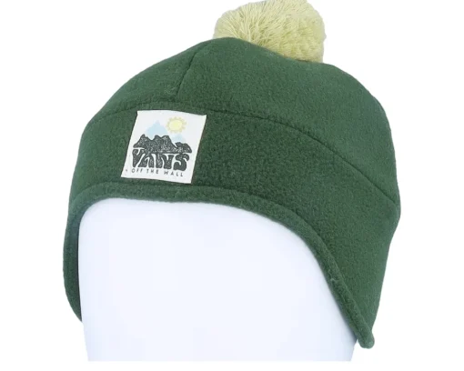 Fashion Vans Bretton Cold Weather Ca Deep Forest Pom - Green