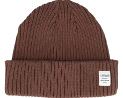 Short Beanies-Upfront Bridge Short Beanie - Brown