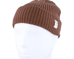 Short Beanies-Upfront Bridge Short Beanie - Brown