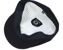 Flat Caps-Brixton Brood Black Snap Cap -