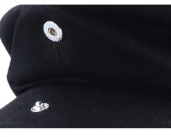 Flat Caps-Brixton Brood Black Snap Cap -