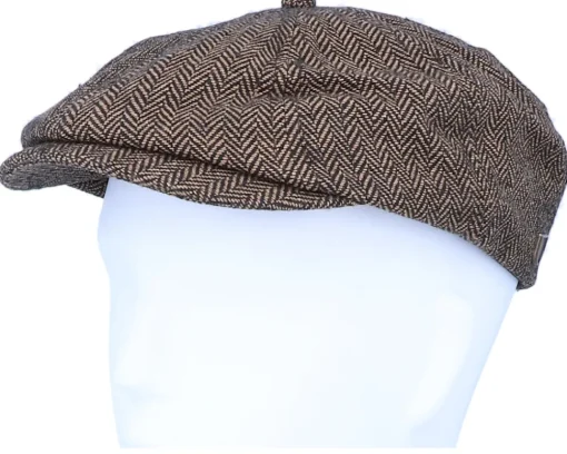 Flat Caps-Brixton Brood Brown/Khaki Snap Cap -