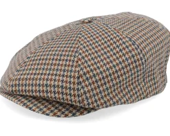 Flat Caps-Brixton Brood Sand/Light Blue Snap Cap -