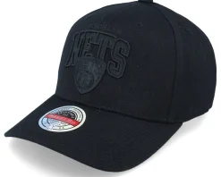 Adjustable-Mitchell & Ness Brooklyn Nets Black Out Arch Black Adjustable -