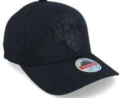 Adjustable-Mitchell & Ness Brooklyn Nets Black Out Arch Black Adjustable -